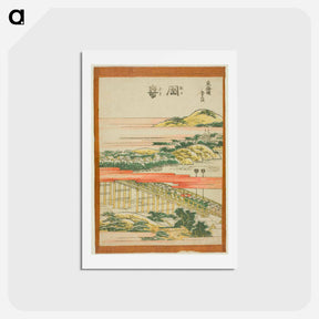 アートポストカード-Okazaki - 葛飾 北斎 Postcard.