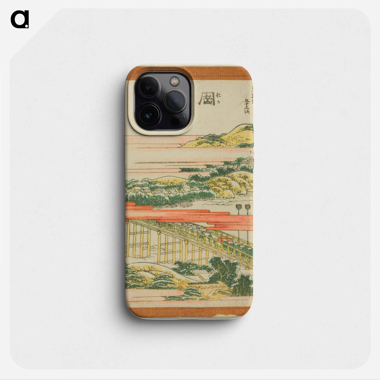 Okazaki - Katsushika Hokusai Phone Case.