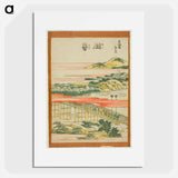 Okazaki - Katsushika Hokusai Poster.