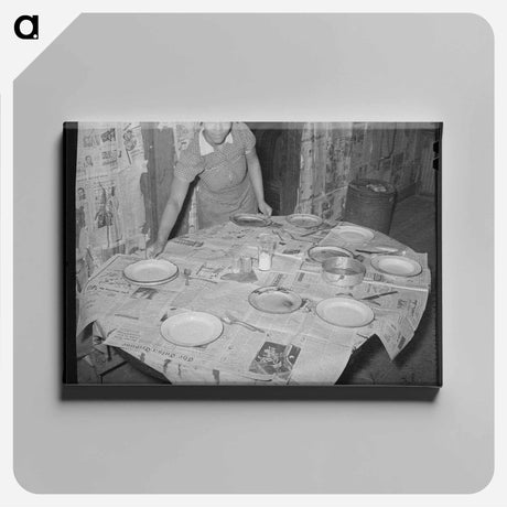 アートパネル-Cotton Gin Waste
 - ラッセル リー Canvas.