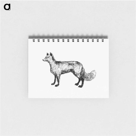 アートメモ帳-Mountain Fox
 - 大英図書館 Memo.