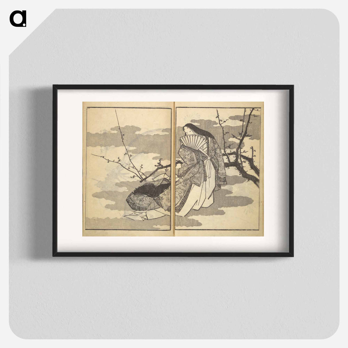 Old Manji's Cursive Picture Album - Katsushika Hokusai Poster.