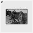 アートポストカード-Harnessed Mules of Pomp Hall
 - ラッセル リー Postcard.