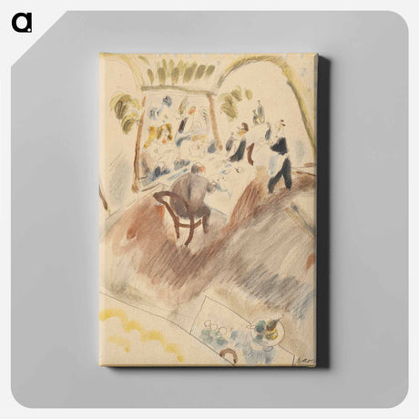 アートパネル-Two Men Dining
 - バーンズ・コレクション Canvas.