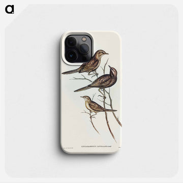 Black-breasted Songlark
 - ジョン グールド Phone Case.