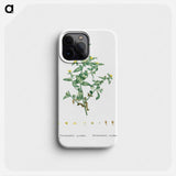 Tetragonia Crystallina (Diamond Tetragonia) - Pierre Joseph Redouté Phone Case.