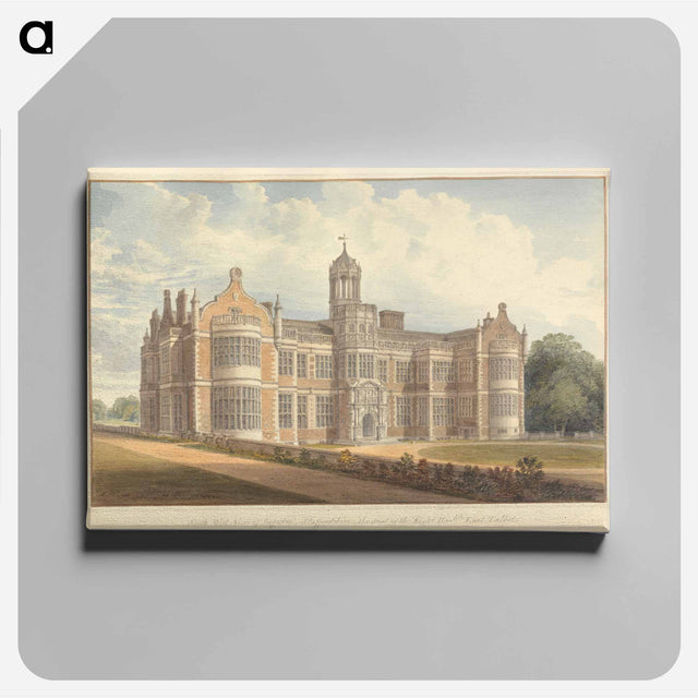 アートパネル-South West View of Ingestre, Staffordshire; the Seat of the Right Honourable Earl Talbot
 - イェール大学アートギャラリー Canvas.