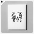 アートパネル-Japanese Family
 - 大英図書館 Canvas.