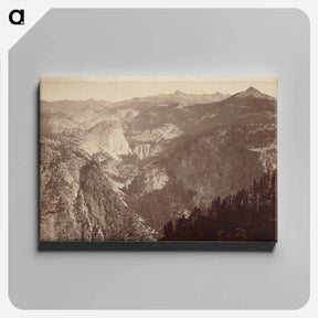 アートパネル-Yosemite Valley from Above
 - エドワード マイブリッジ Canvas.
