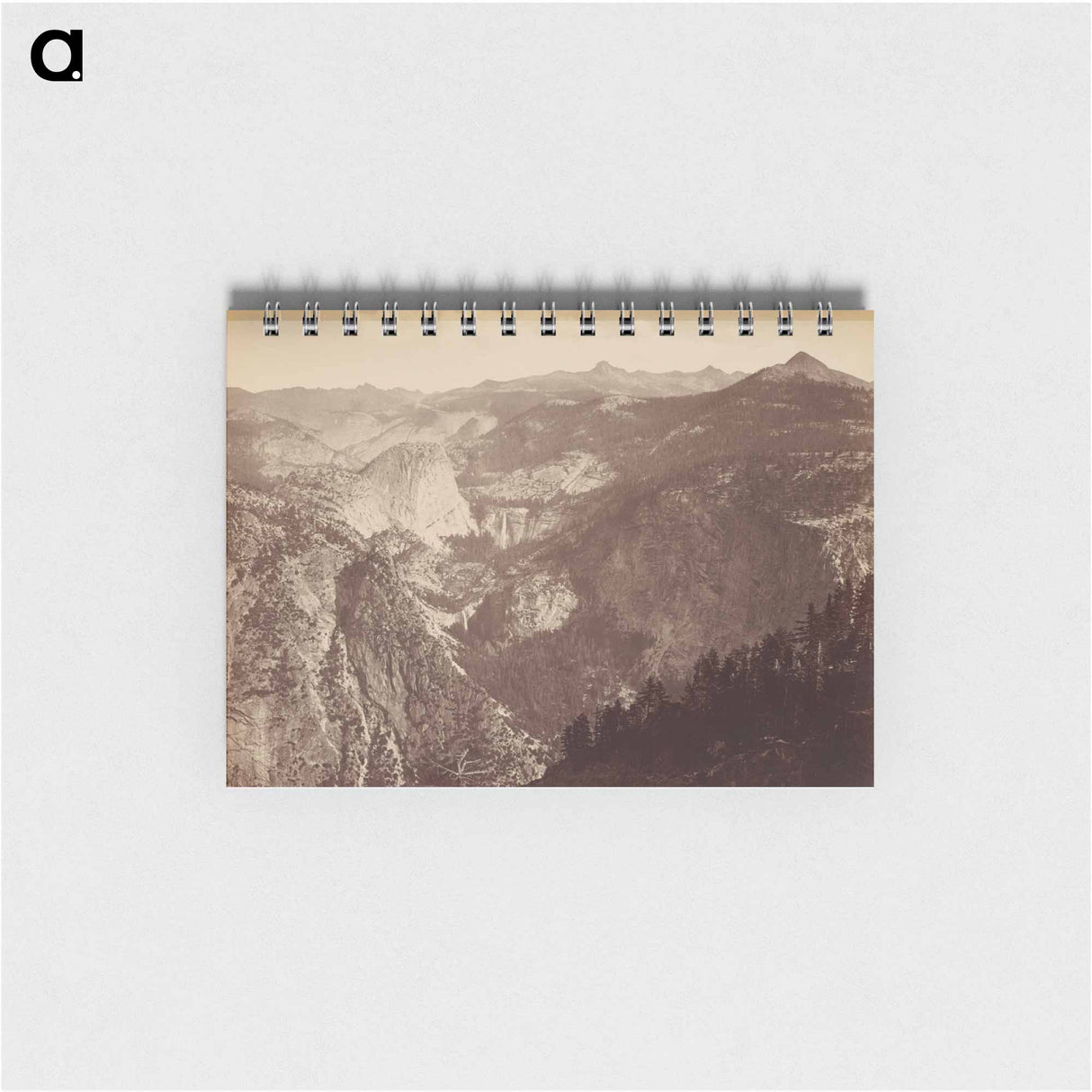 アートメモ帳-Yosemite Valley from Above
 - エドワード マイブリッジ Memo.