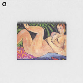 アートメモ帳-A Nude with her Heel on her Knee - アンリ マティス Memo.