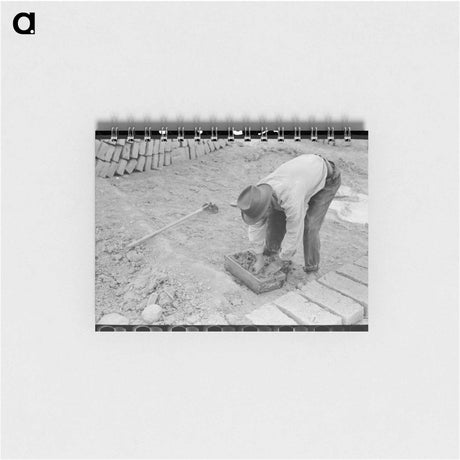 アートメモ帳-Mexican House Interior
 - ラッセル リー Memo.