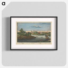 アートポスター-A View of the City of York from near ye Confluence of the Rivers Ouse & Foss
 - イェール大学アートギャラリー Poster.