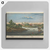 アートパネル-A View of the City of York from near ye Confluence of the Rivers Ouse & Foss
 - イェール大学アートギャラリー Canvas.