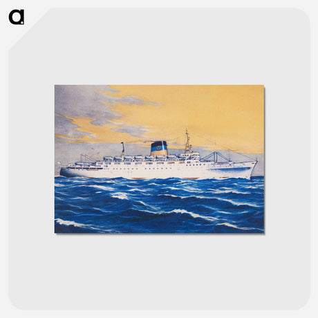 アートポストカード-T.S.S. Olympia
 - ボストン公共図書館 Postcard.