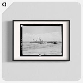 アートポスター-Abandoned farm of the western Panhandle, Cimmaron County, Oklahoma - ドロテア ラング Poster.