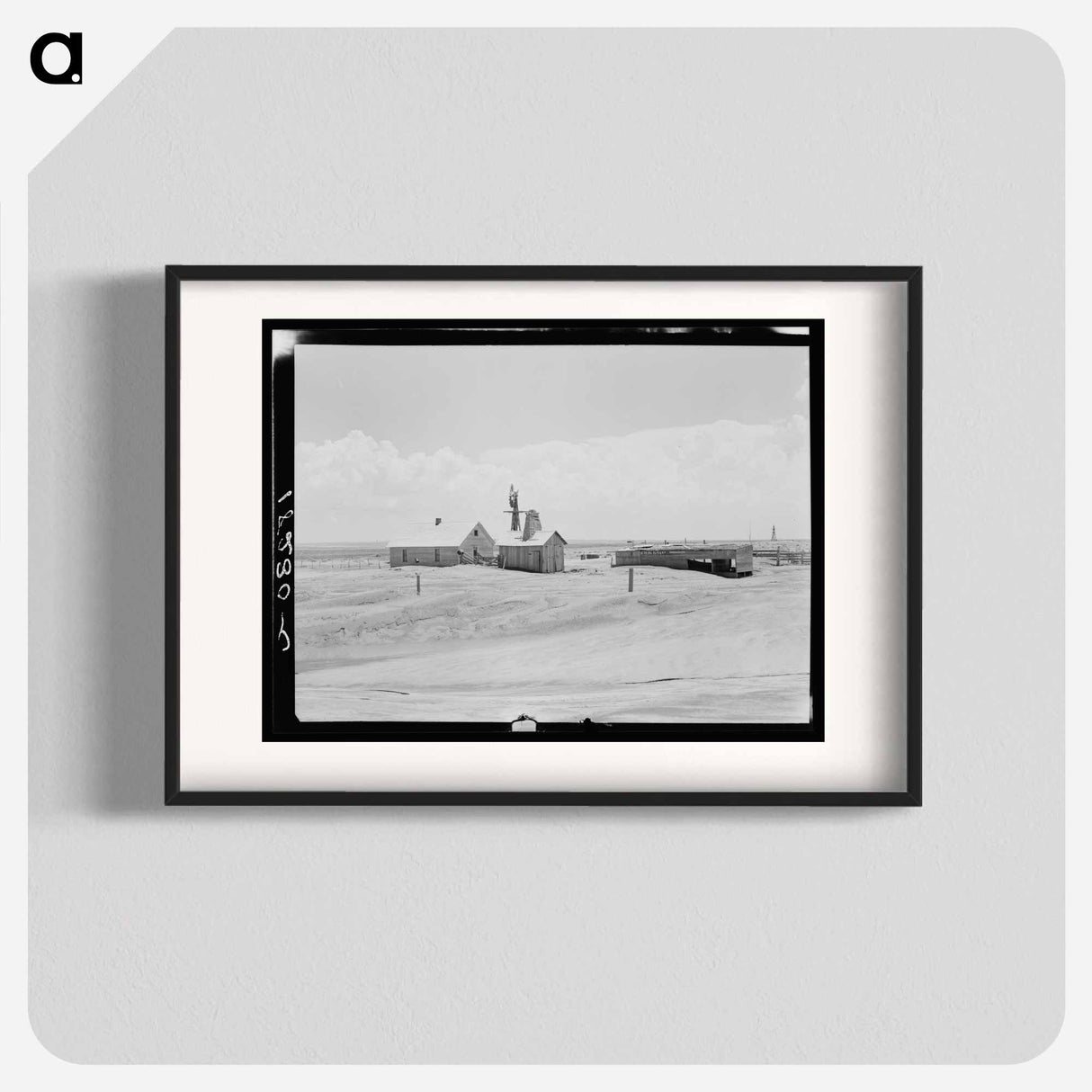 Abandoned farm of the western Panhandle, Cimmaron County, Oklahoma - Dorothea Lange Poster.