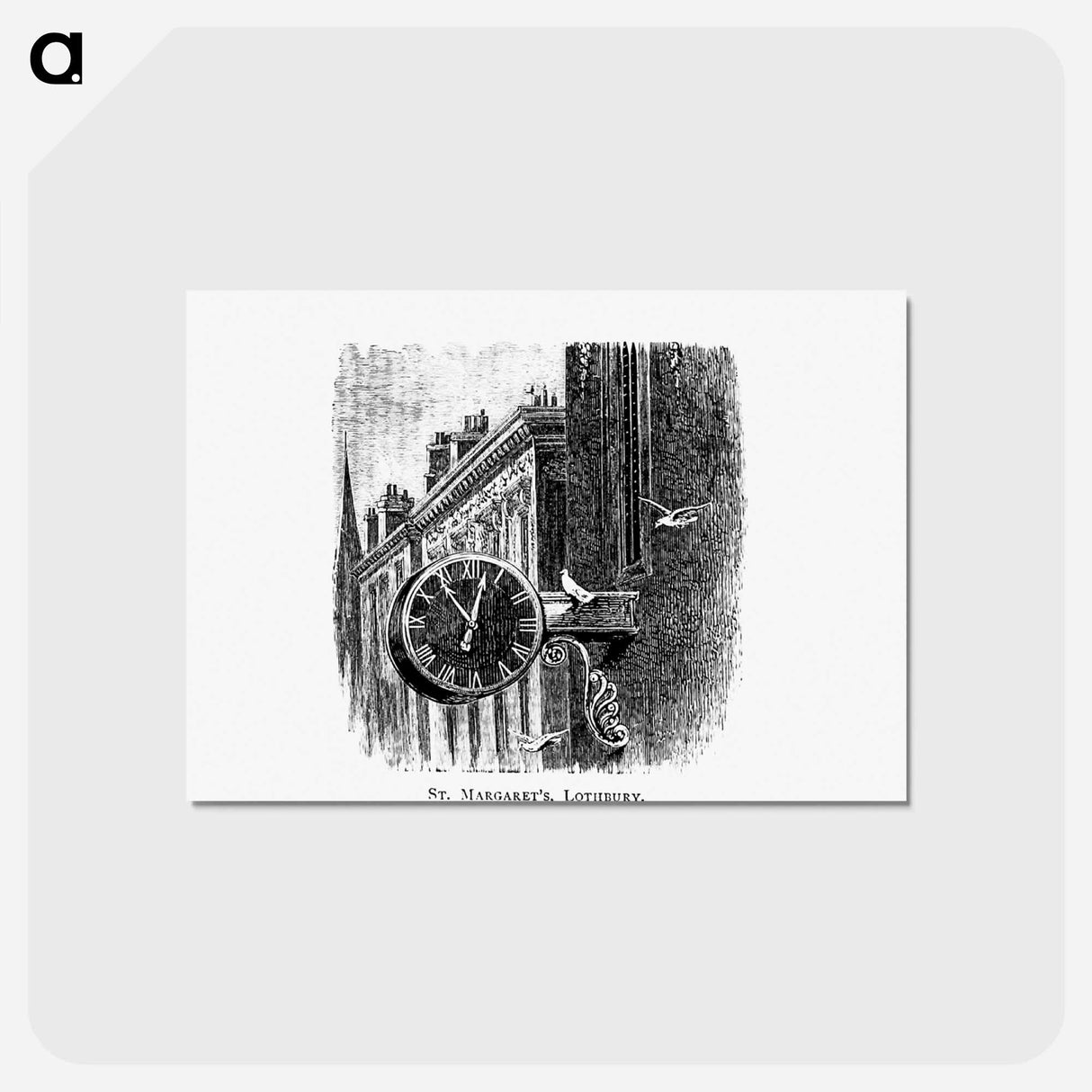 アートポストカード-St. Margaret's, Lothbury
 - 大英図書館 Postcard.