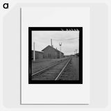 Railroad station of western Washington town - Dorothea Lange Poster.