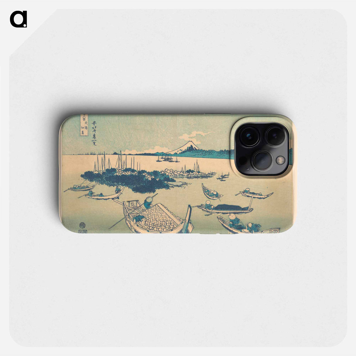 Tsukudajima in Musashi Province - 葛飾 北斎 Phone Case.