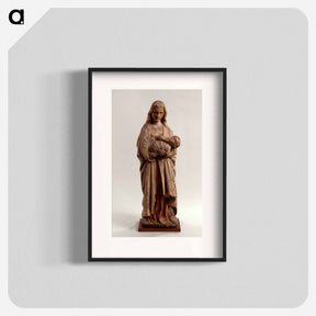 アートポスター-Standing Virgin with Christ Child
 - バーンズ・コレクション Poster.