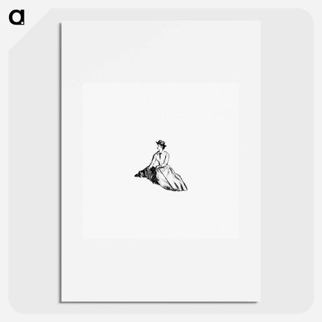 アートポスター-Golfer from Won at the Last Hole
 - 大英図書館 Poster.