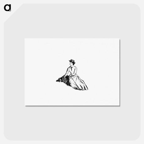 アートポストカード-Golfer from Won at the Last Hole
 - 大英図書館 Postcard.