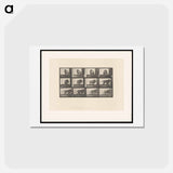 アートポストカード-Walking Lion
 - エドワード マイブリッジ Postcard.