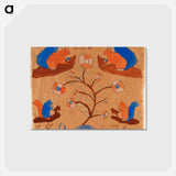 アートポストカード-Four Squirrels
 - バーンズ・コレクション Postcard.