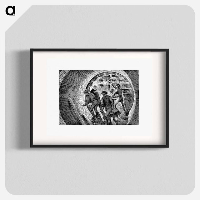 アートポスター-Life Below the Surface: Incidents and Anecdotes Beyond the Light of Day, Startling Adventures.. Mines, and the Mode of Working Them
 - 大英図書館 Poster.