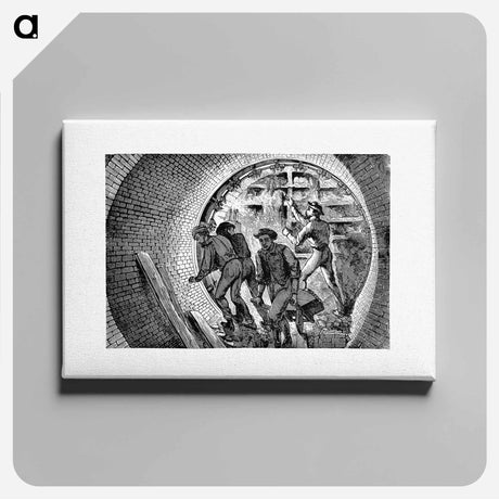 アートパネル-Life Below the Surface: Incidents and Anecdotes Beyond the Light of Day, Startling Adventures.. Mines, and the Mode of Working Them
 - 大英図書館 Canvas.