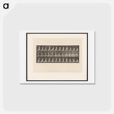 アートポストカード-Sheer Dress Walker
 - エドワード マイブリッジ Postcard.