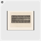 アートポストカード-Sheer Dress Walker
 - エドワード マイブリッジ Postcard.