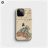 Hokusai's Ariwara no Narihira - 葛飾 北斎 Phone Case.