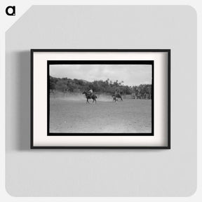 アートポスター-Calf Roping at Quemado
 - ラッセル リー Poster.