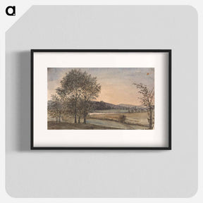 アートポスター-Landscape with Trees; a River in the Background
 - イェール大学アートギャラリー Poster.