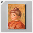 アートパネル-Bust of Woman in Red
 - バーンズ・コレクション Canvas.