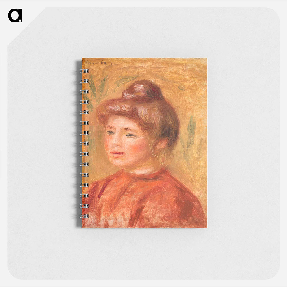 アートメモ帳-Bust of Woman in Red
 - バーンズ・コレクション Memo.