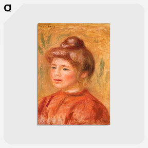 アートポストカード-Bust of Woman in Red
 - バーンズ・コレクション Postcard.