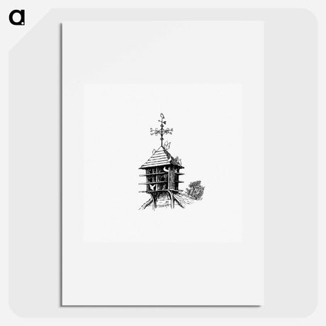 アートポスター-Bird House from Sing-Song: A Nursery Rhyme Book
 - 大英図書館 Poster.