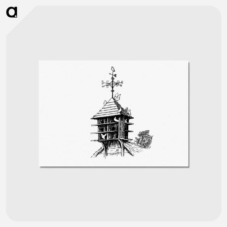 アートポストカード-Bird House from Sing-Song: A Nursery Rhyme Book
 - 大英図書館 Postcard.