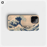 Under the Wave off Kanagawa - Katsushika Hokusai Phone Case.