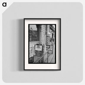 アートポスター-Entrance to Beauty Parlor and Barber Shop
 - ラッセル リー Poster.