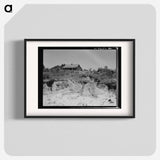 Eroded cotton farm near Jackson, Mississippi - Dorothea Lange Poster.