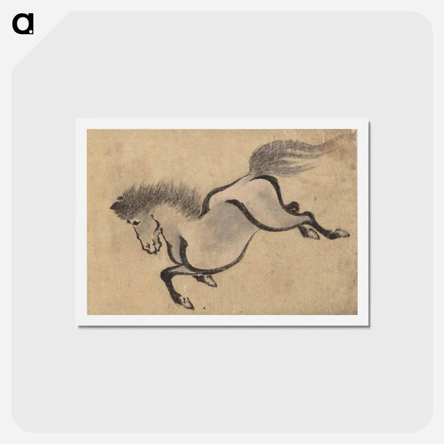 アートポストカード-Album of Sketches by Katsushika Hokusai and His Disciples - 葛飾 北斎 Postcard.