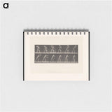 アートメモ帳-Man Throwing a Boulder
 - エドワード マイブリッジ Memo.