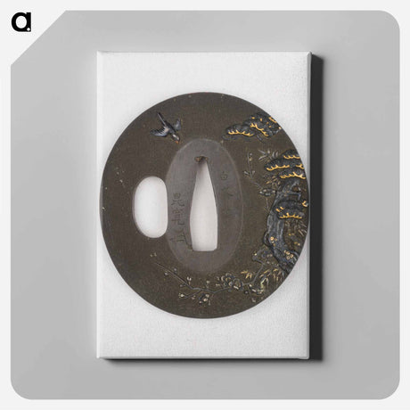 アートパネル-Pine, Bamboo, Prunus, and Swallow Tsuba
 - セントルイス美術館 Canvas.