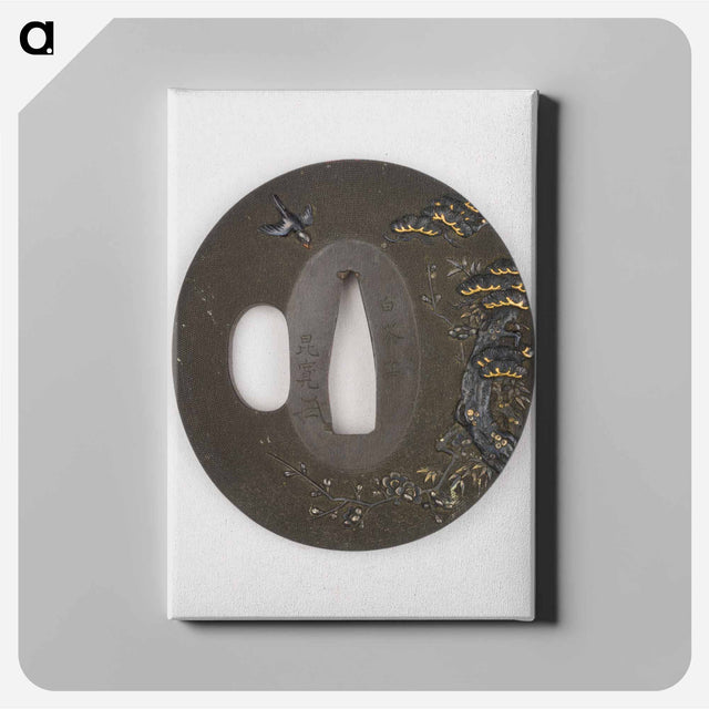 アートパネル-Pine, Bamboo, Prunus, and Swallow Tsuba
 - セントルイス美術館 Canvas.