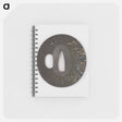 アートメモ帳-Pine, Bamboo, Prunus, and Swallow Tsuba
 - セントルイス美術館 Memo.