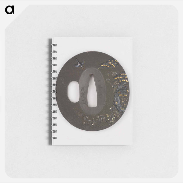 アートメモ帳-Pine, Bamboo, Prunus, and Swallow Tsuba
 - セントルイス美術館 Memo.